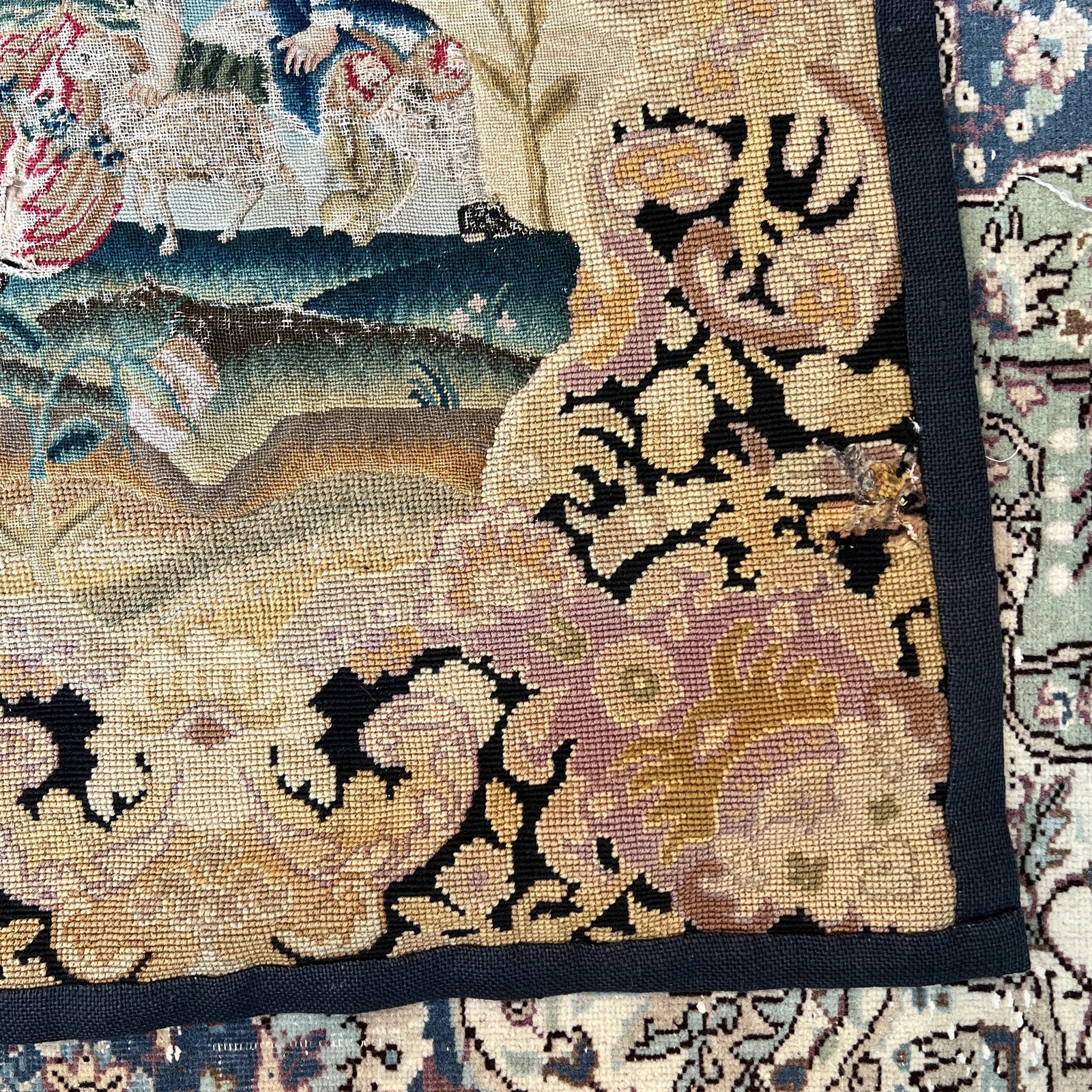 18th-Century Needlepoint Tapestry - 6