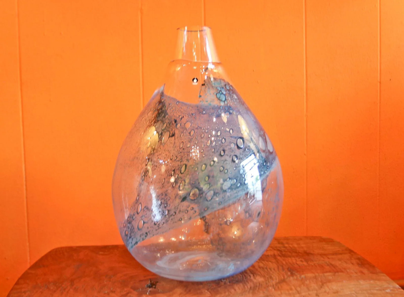 Pukeberg Eva Englund Art Glass Vase - 12