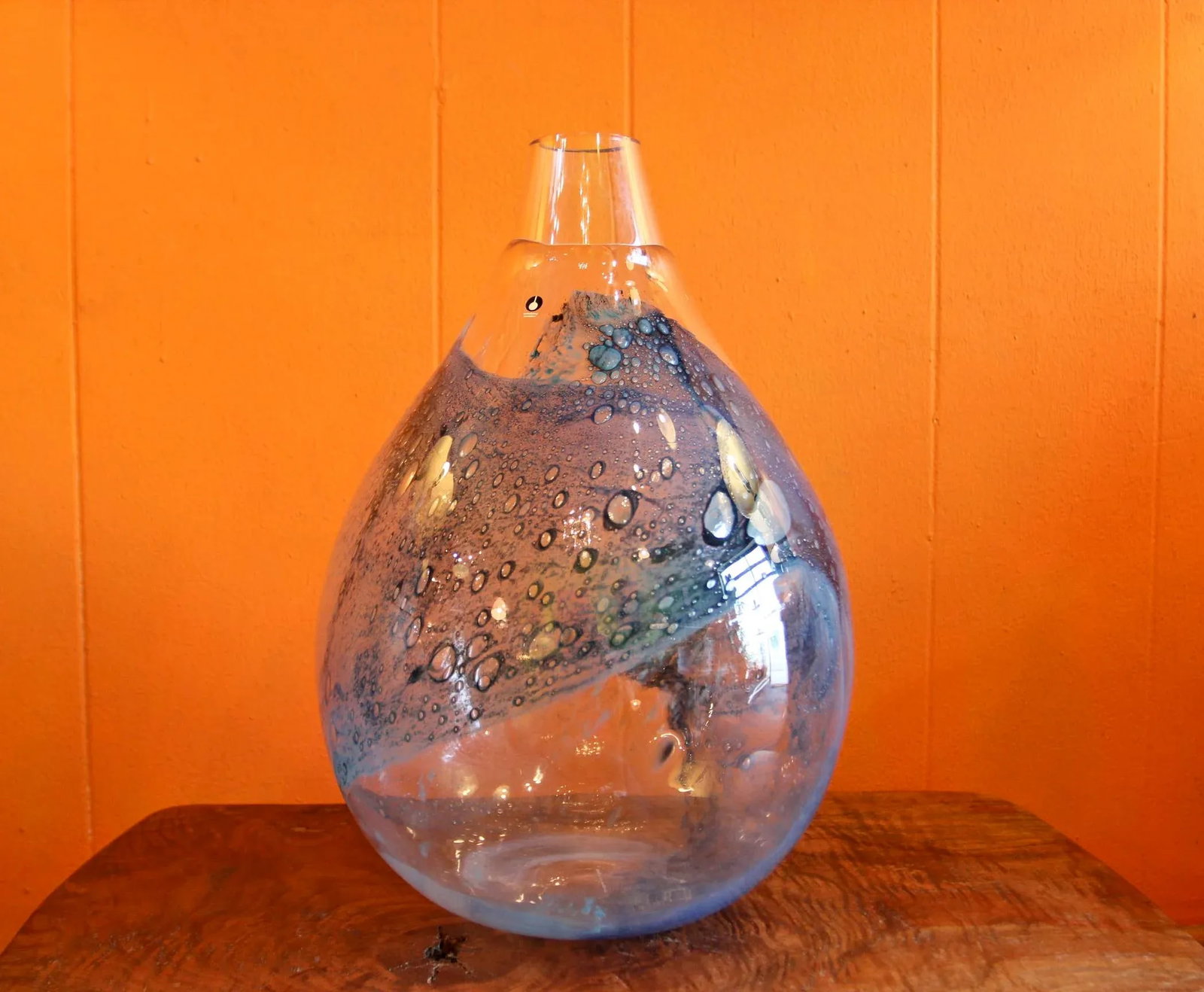 Pukeberg Eva Englund Art Glass Vase - 2