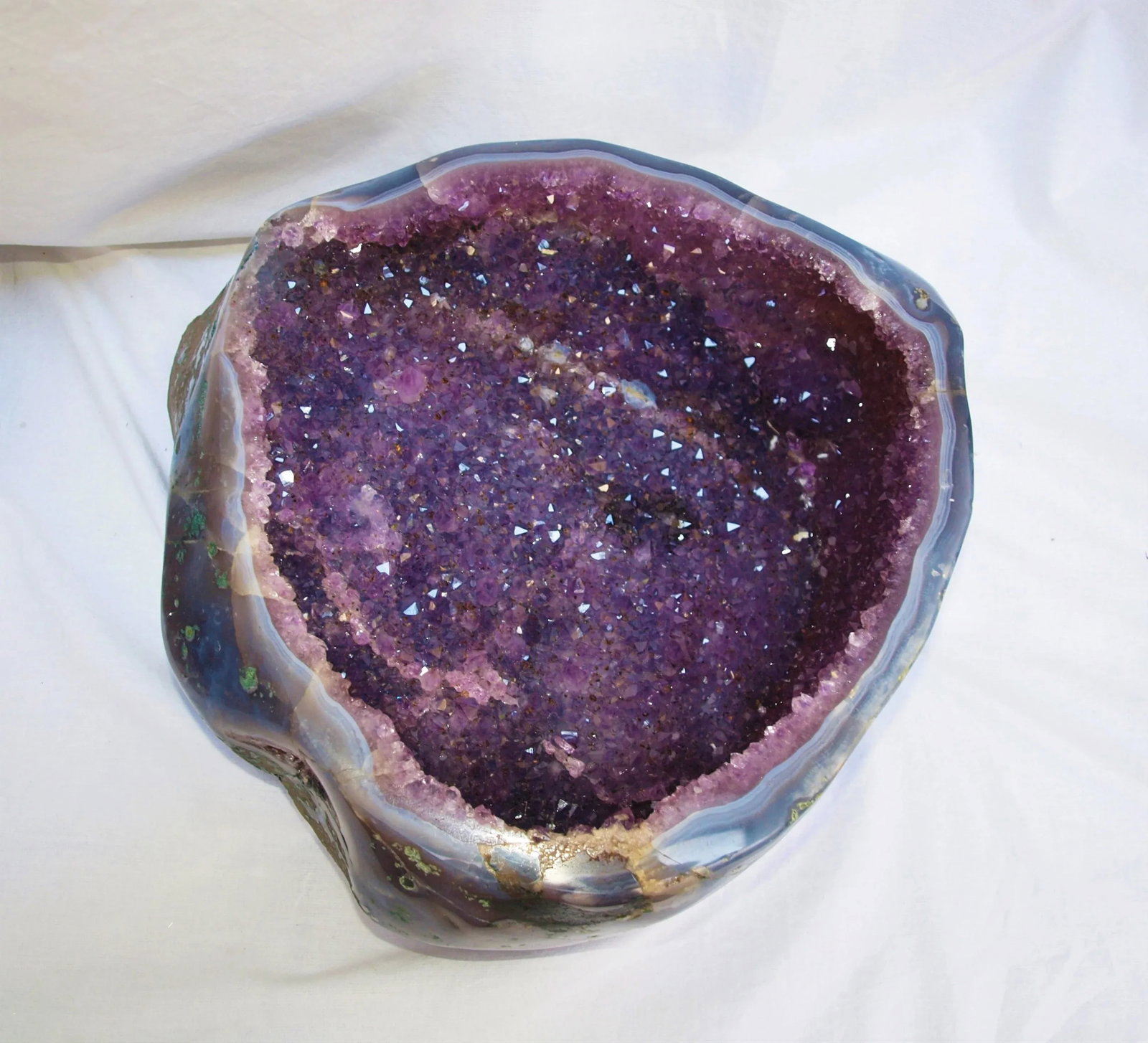Polished and Cut 2-Piece Amethyst Geode - 2