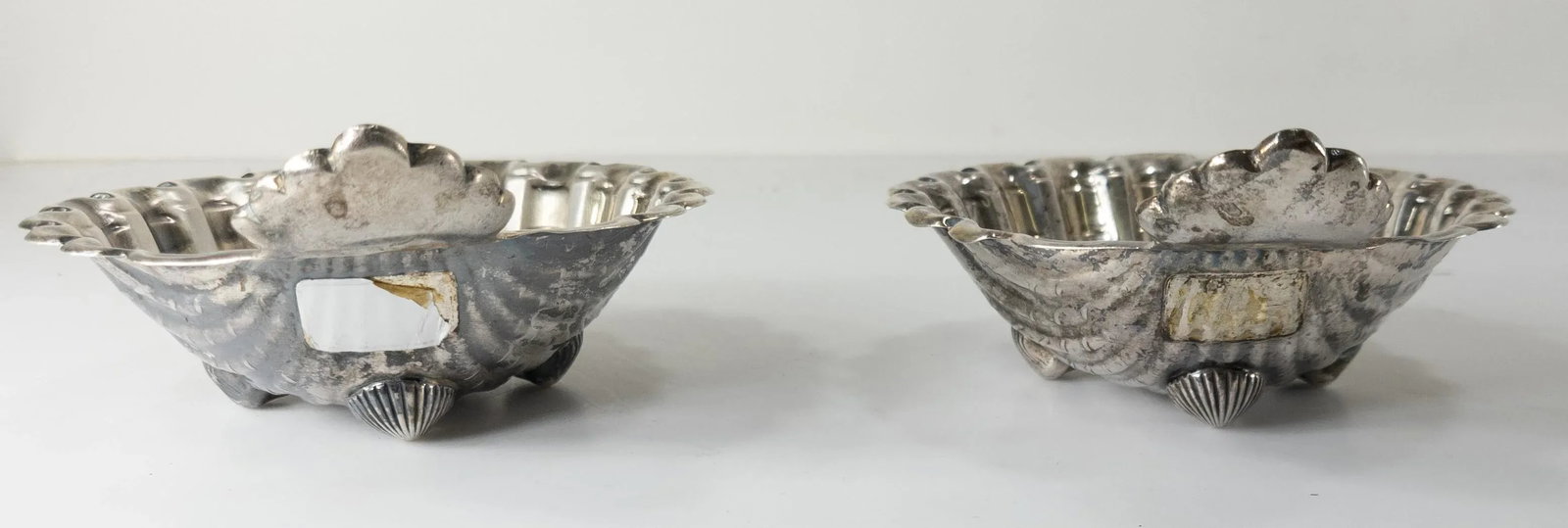 Mid-Century Italian 800 Silver Shell Seashell Shaped Bowls or Dishes - 10