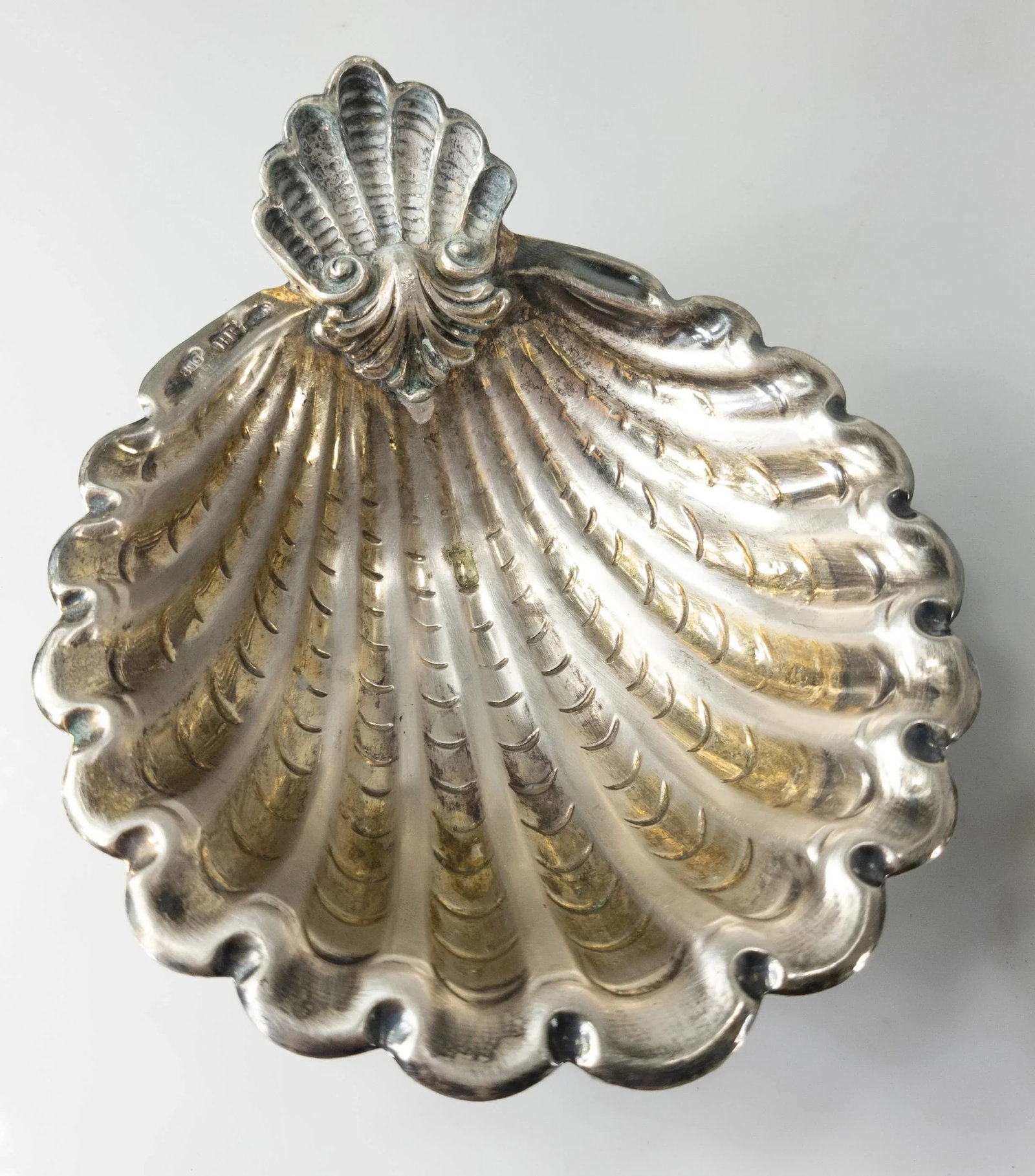 Mid-Century Italian 800 Silver Shell Seashell Shaped Bowls or Dishes - 3