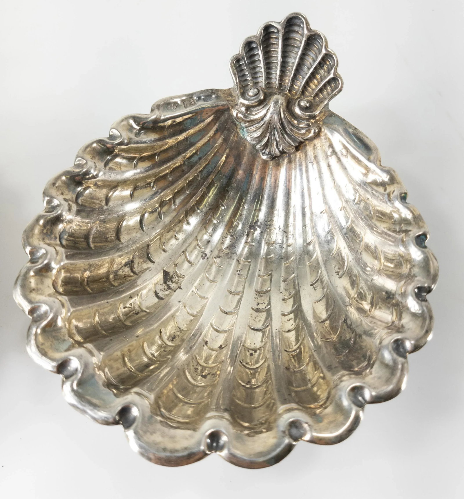 Mid-Century Italian 800 Silver Shell Seashell Shaped Bowls or Dishes - 4