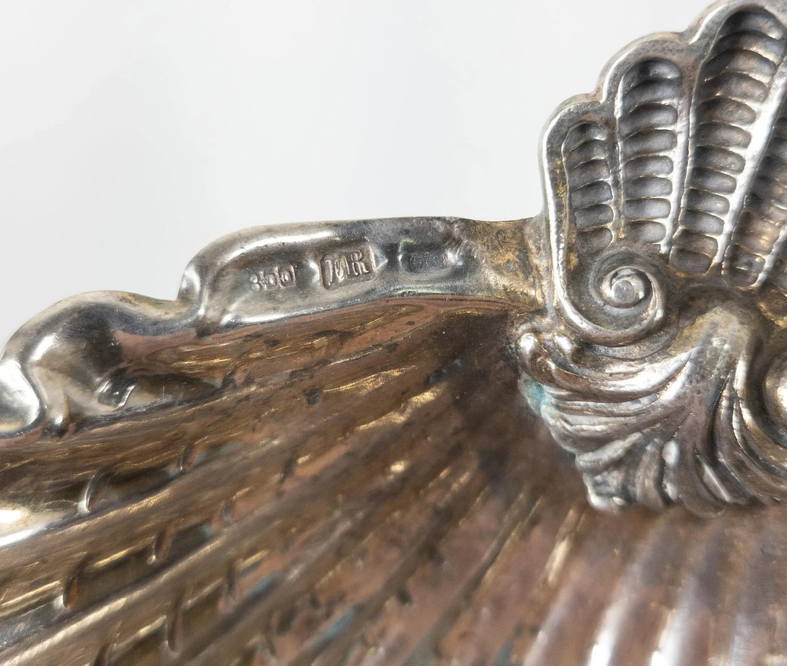 Mid-Century Italian 800 Silver Shell Seashell Shaped Bowls or Dishes - 6
