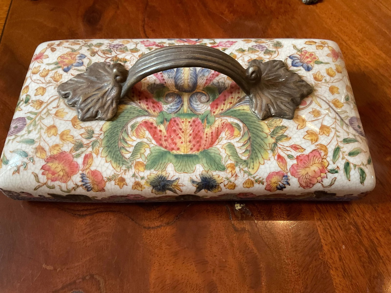 Vintage Chinese Ornamental Box - 10