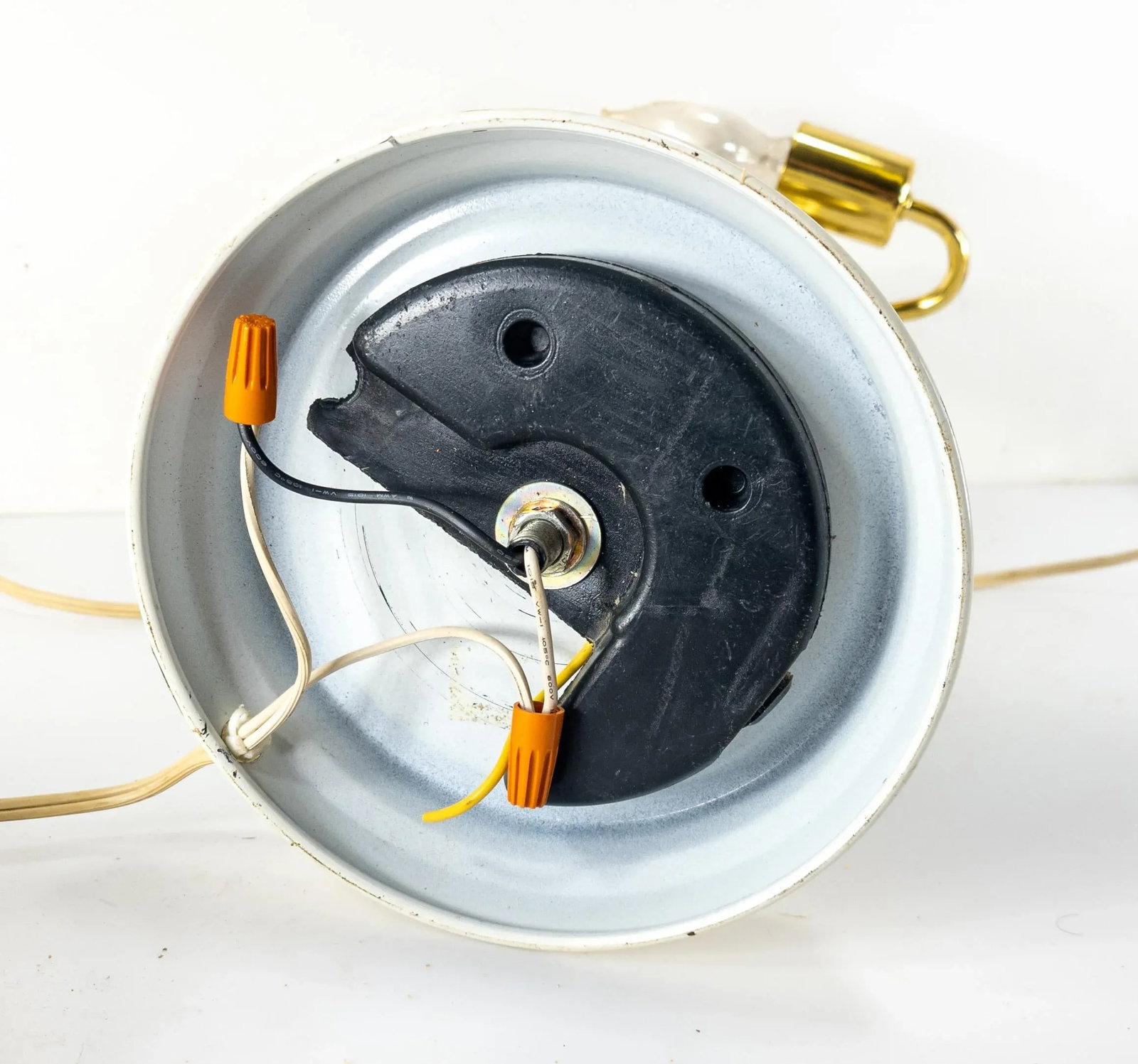Mid-Century Modern Flying Saucer Modernist Table Lamp - 10