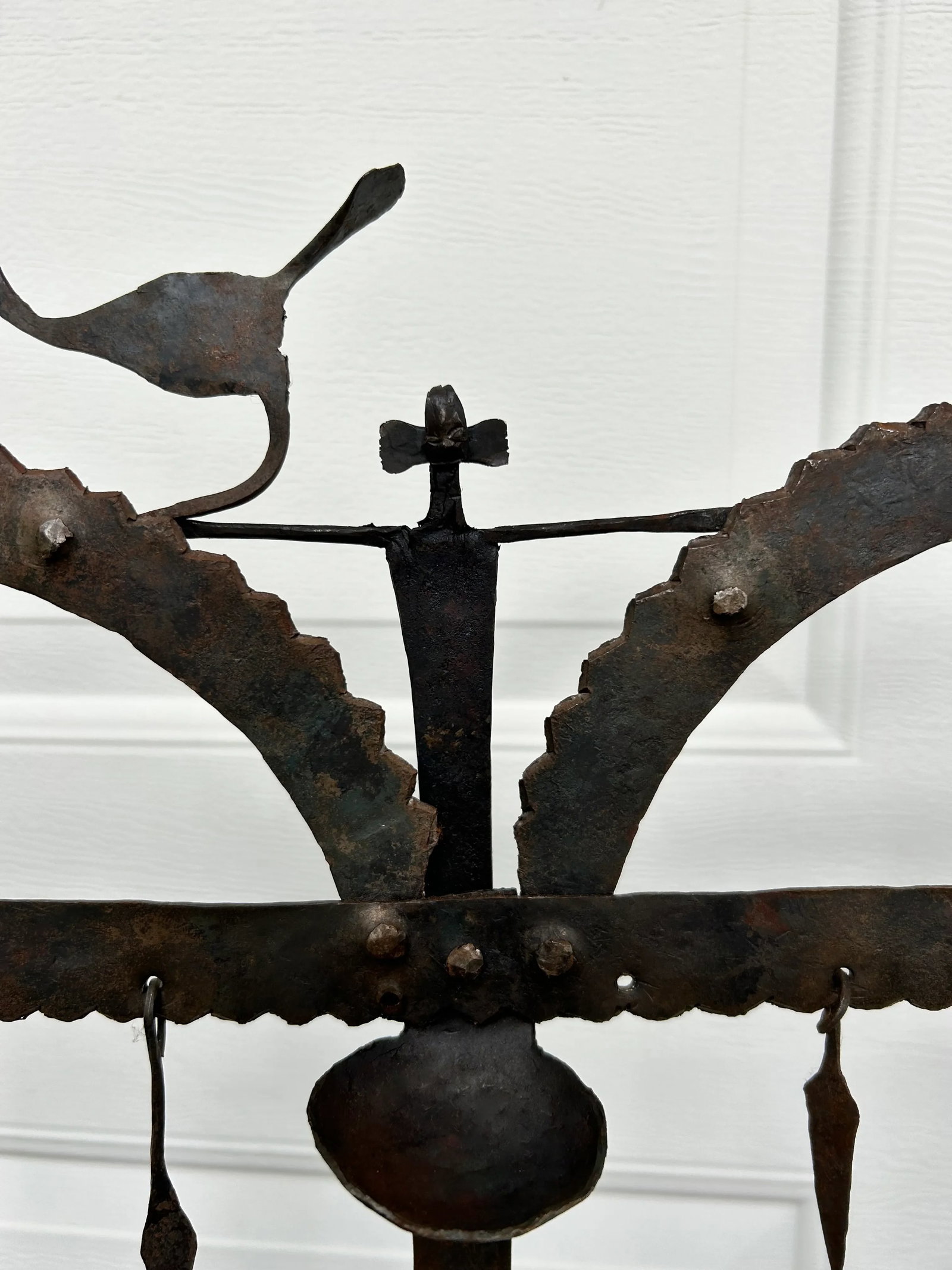 Mid 20th Century Moroccan Iron Candle Screen - 3