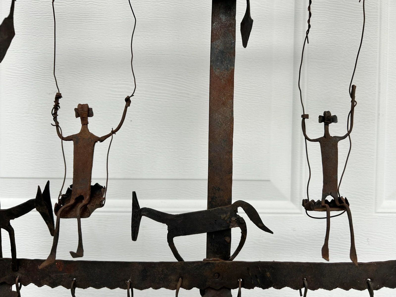 Mid 20th Century Moroccan Iron Candle Screen - 4