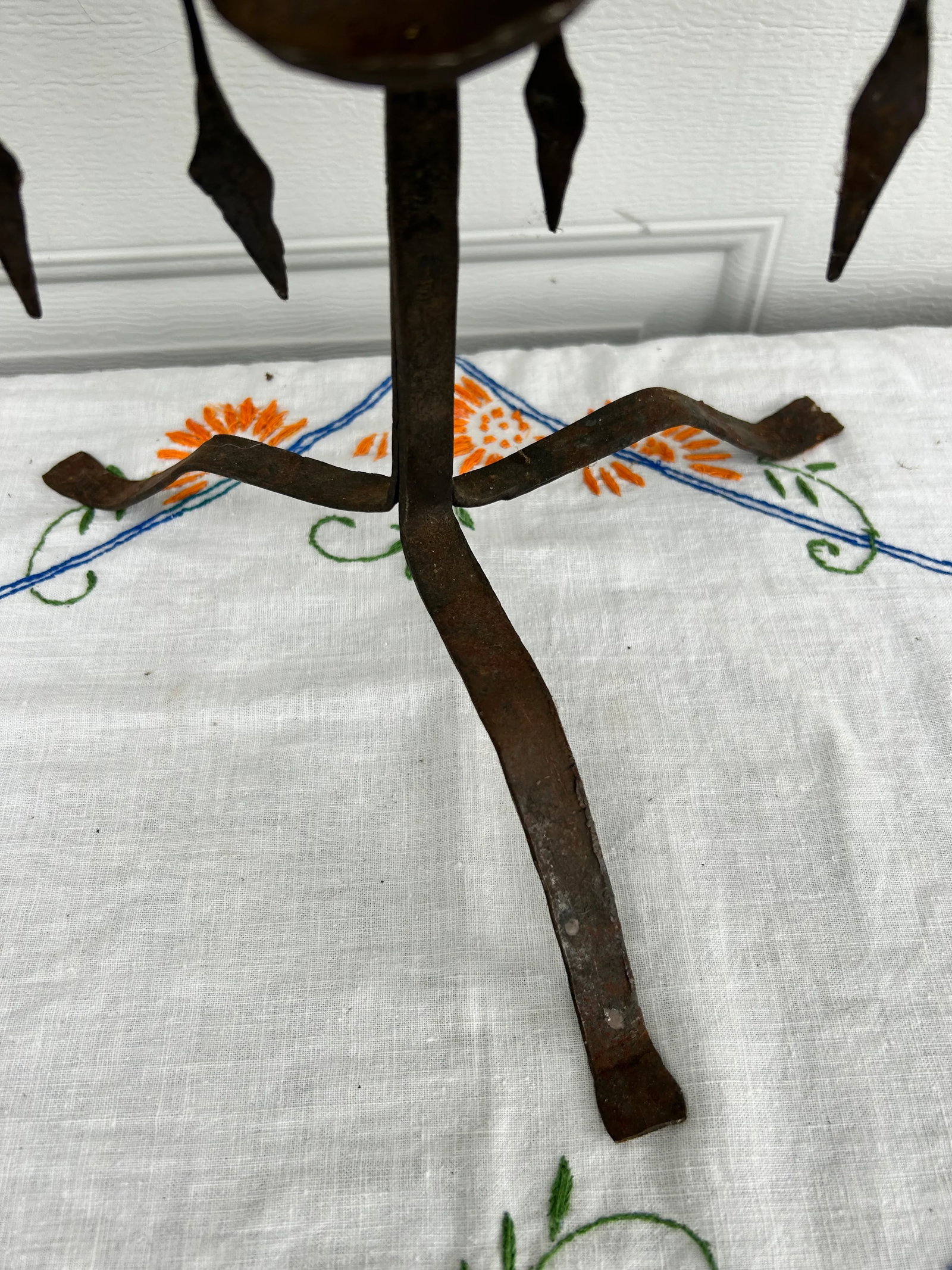 Mid 20th Century Moroccan Iron Candle Screen - 6