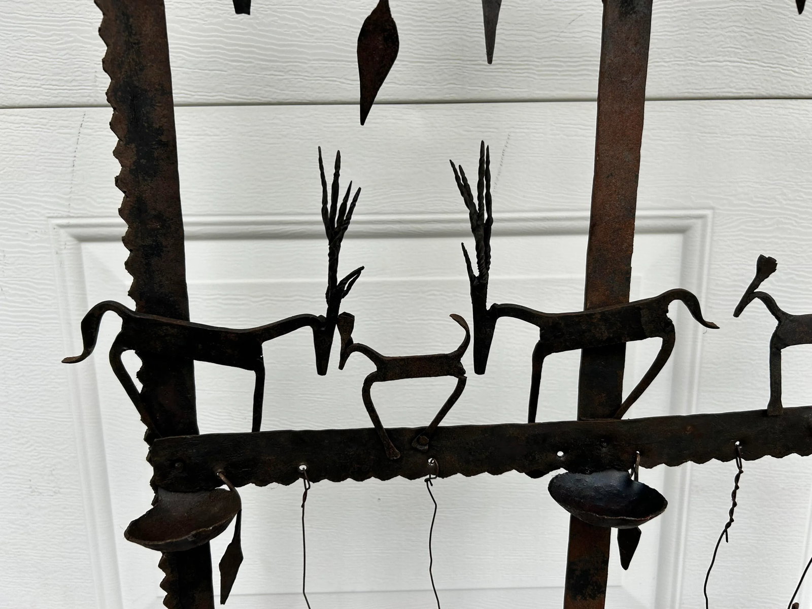 Mid 20th Century Moroccan Iron Candle Screen - 7