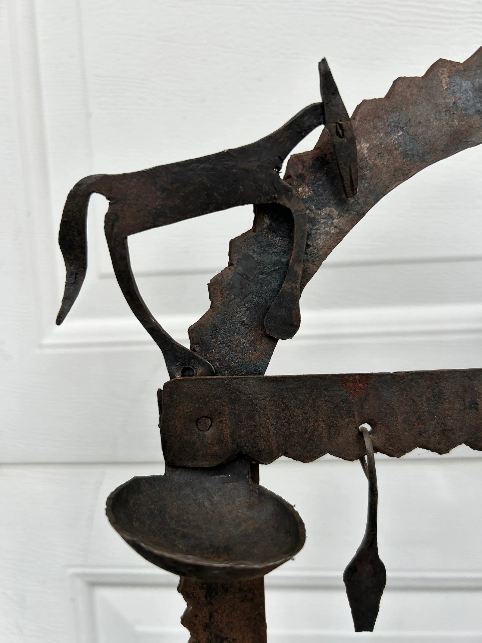 Mid 20th Century Moroccan Iron Candle Screen - 8