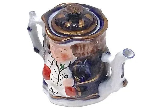 Antique British Gentleman Teapot - 3
