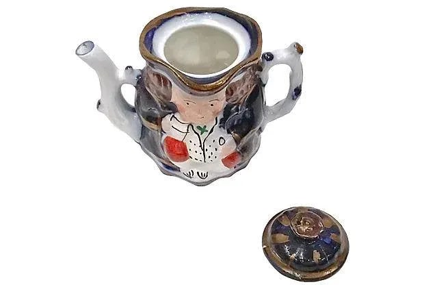Antique British Gentleman Teapot - 5