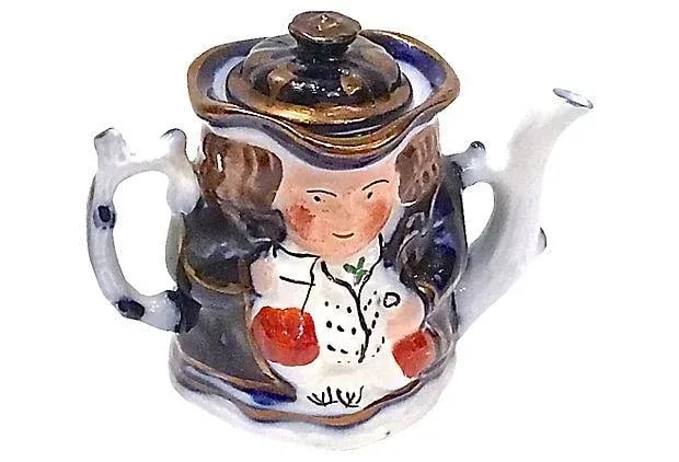 Antique British Gentleman Teapot - 8