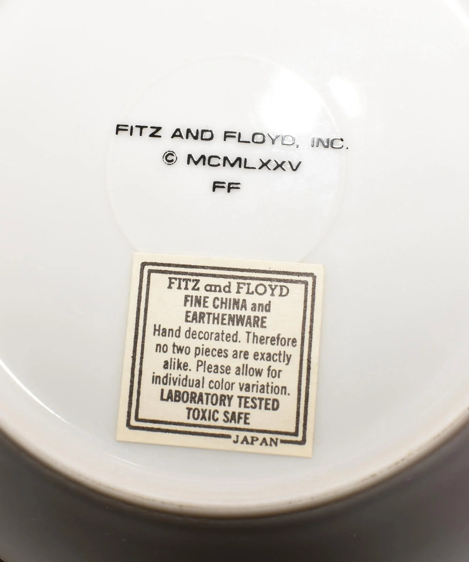 1970s Fitz & Floyd Mid Century Modern Pink Peach Rondelet Luncheon Set 16 Piece Plates Bowls Cups - 11