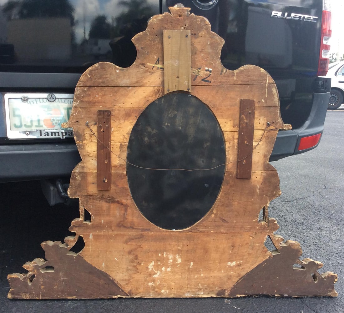 19th Century Carved & Gesso Ringling Circus Wagon Ornament - 2
