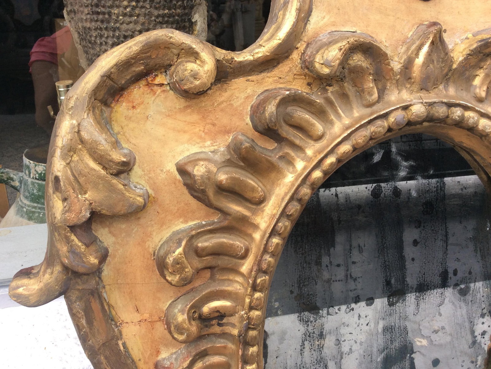 19th Century Carved & Gesso Ringling Circus Wagon Ornament - 3