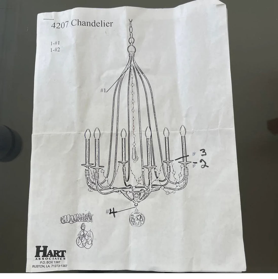 2000s Hart Associates Birdcage Crystal Chandelier - 11
