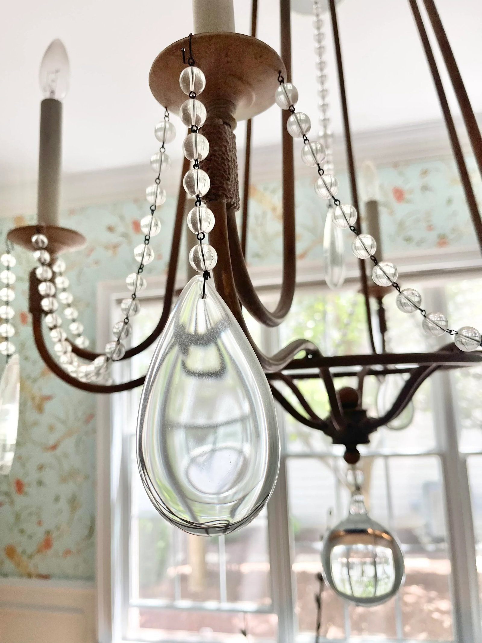 2000s Hart Associates Birdcage Crystal Chandelier - 3