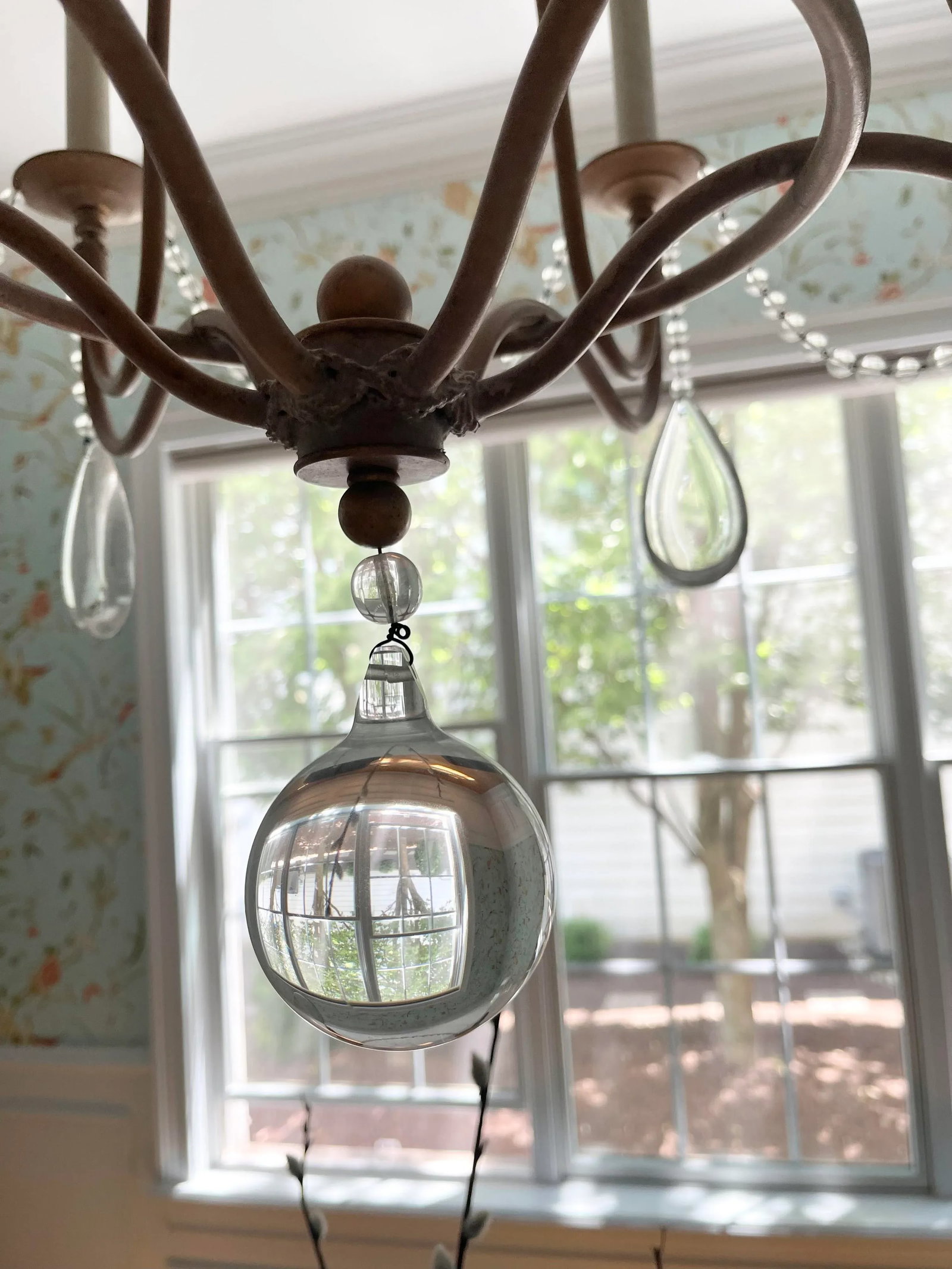 2000s Hart Associates Birdcage Crystal Chandelier - 4