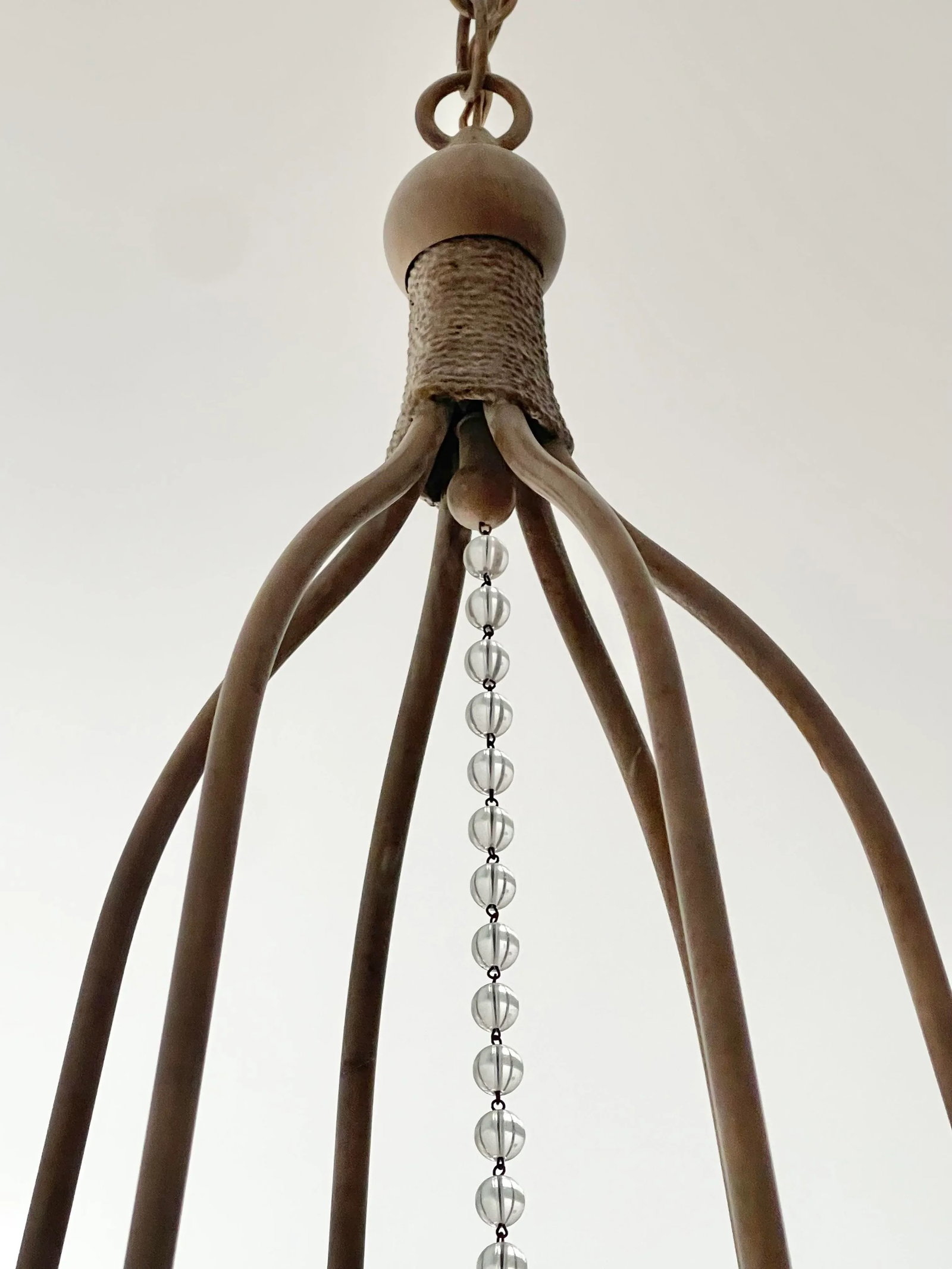 2000s Hart Associates Birdcage Crystal Chandelier - 6