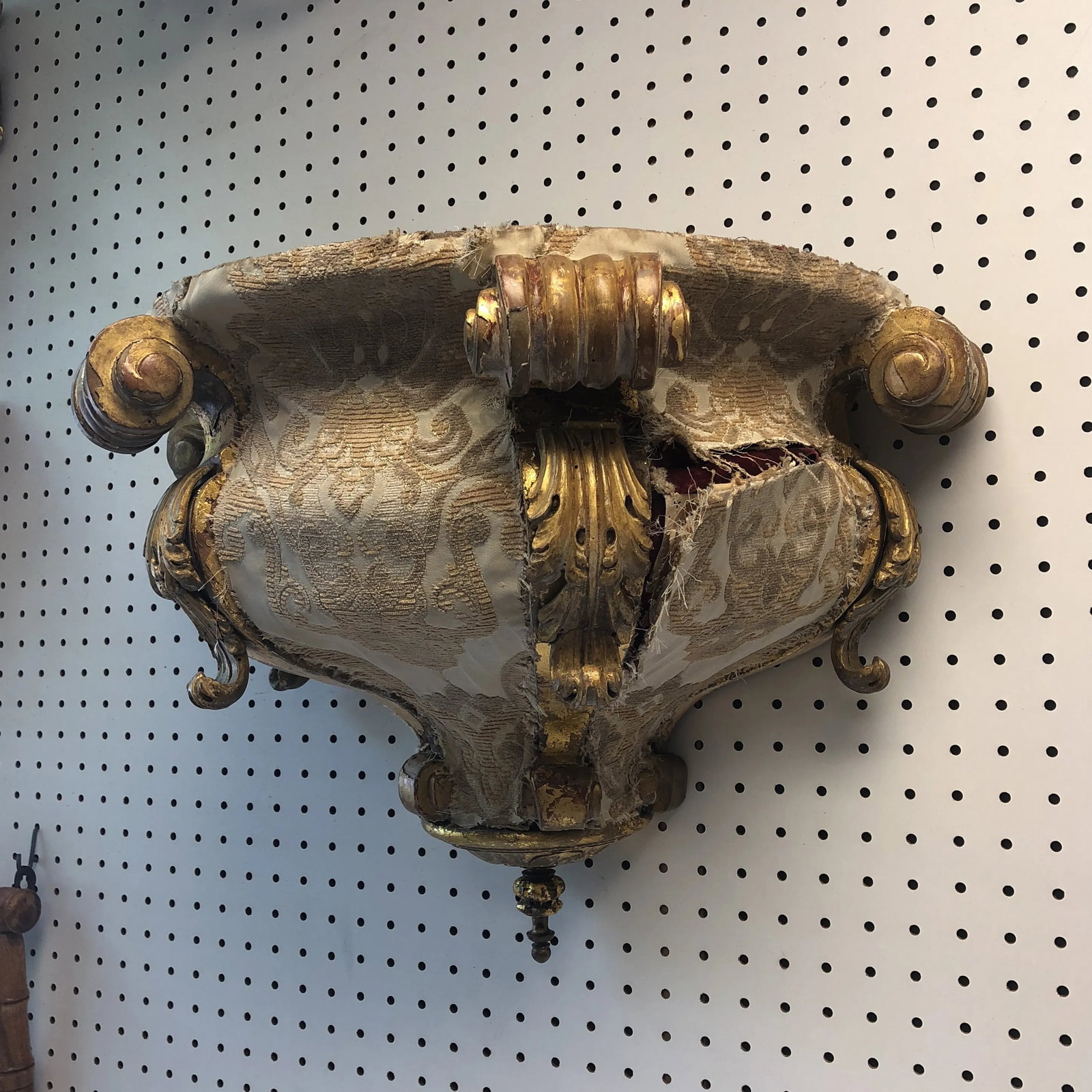 Late 18th Century Hollywood Regency Cream Wood Canopy - 3