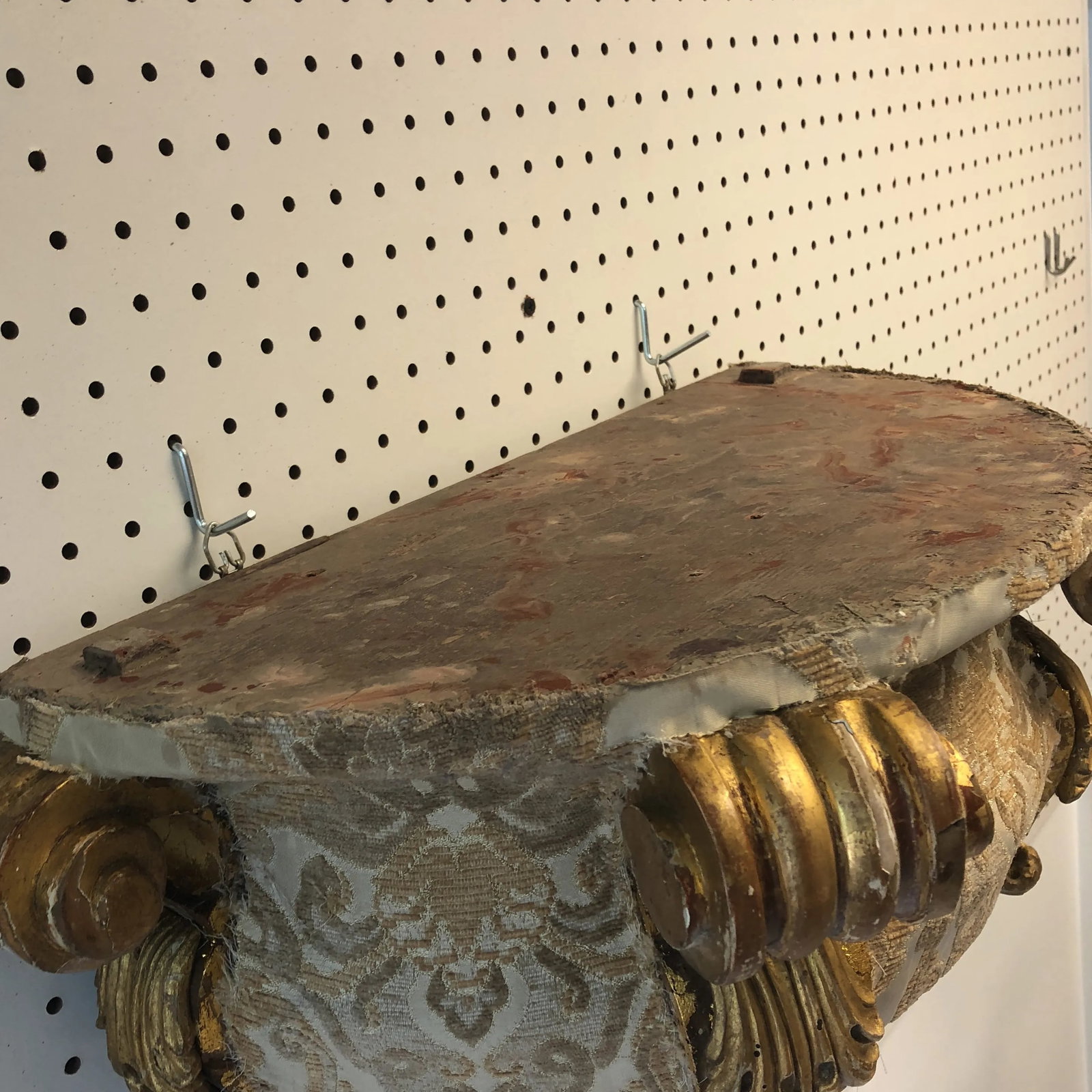 Late 18th Century Hollywood Regency Cream Wood Canopy - 7