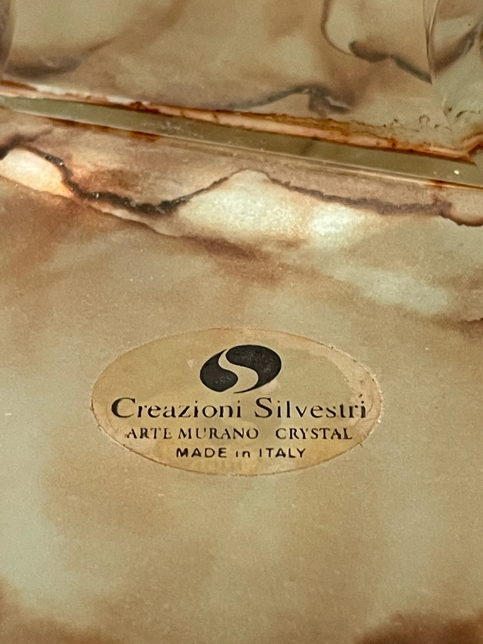 1980s Vintage Creazioni Silvestri Murano All Glass Covered Box - 5