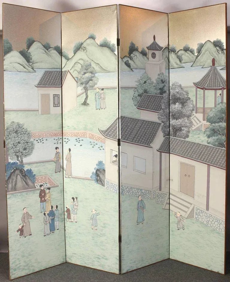 Chinese Eight-Panel Folding Screen - 6