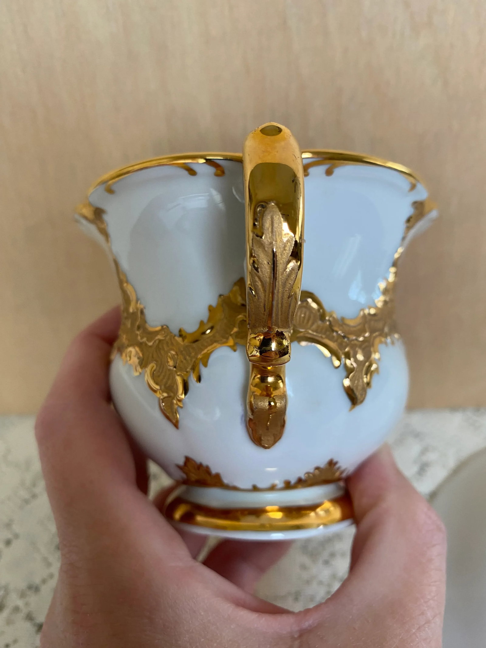 Meissen Gilded Tea Cup and Saucer - 7