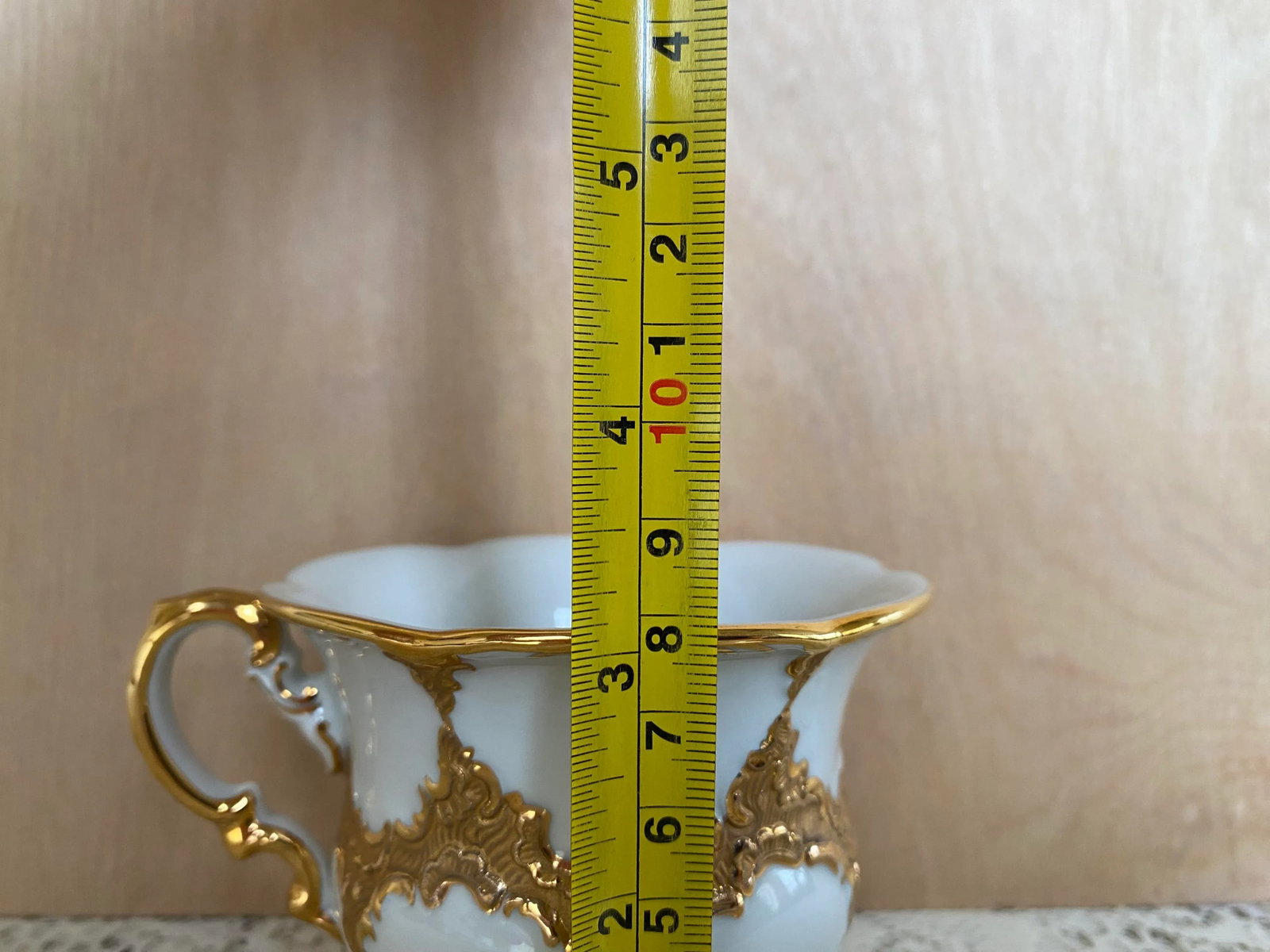Meissen Gilded Tea Cup and Saucer - 9