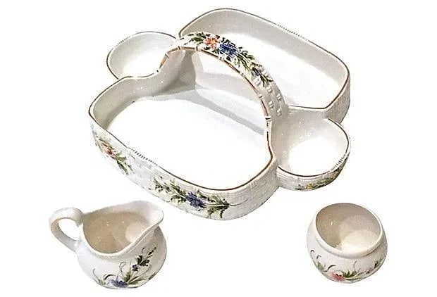 Antique Italian Strawberry Caddy - 3