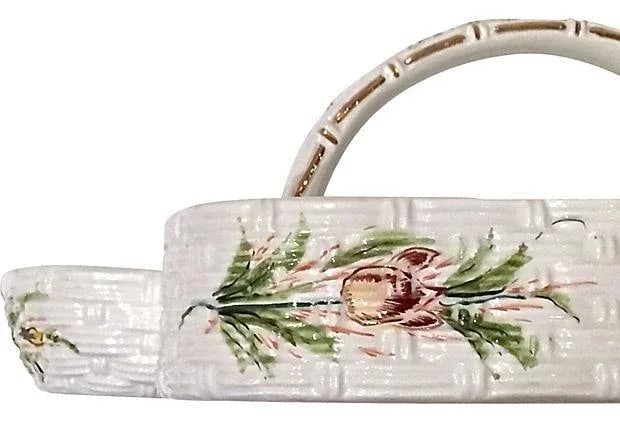 Antique Italian Strawberry Caddy - 5