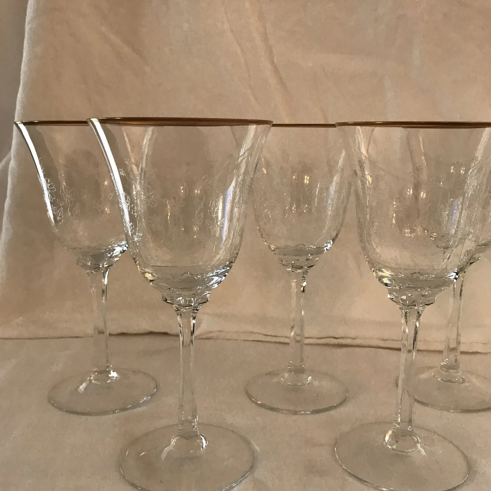 Lenox "Fontaine" Water Goblets - Set of 8 - 6