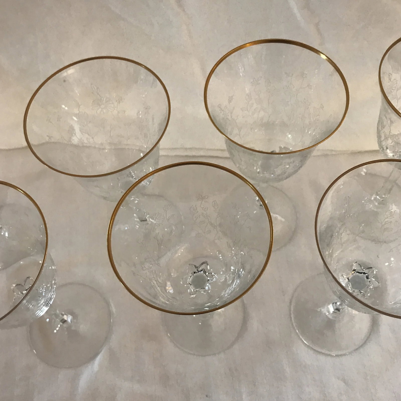 Lenox "Fontaine" Water Goblets - Set of 8 - 9