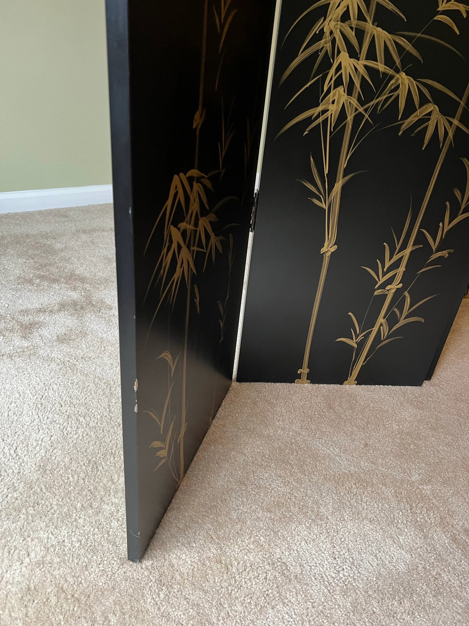 1980 Arched Gold Egrets Room Divider - 5