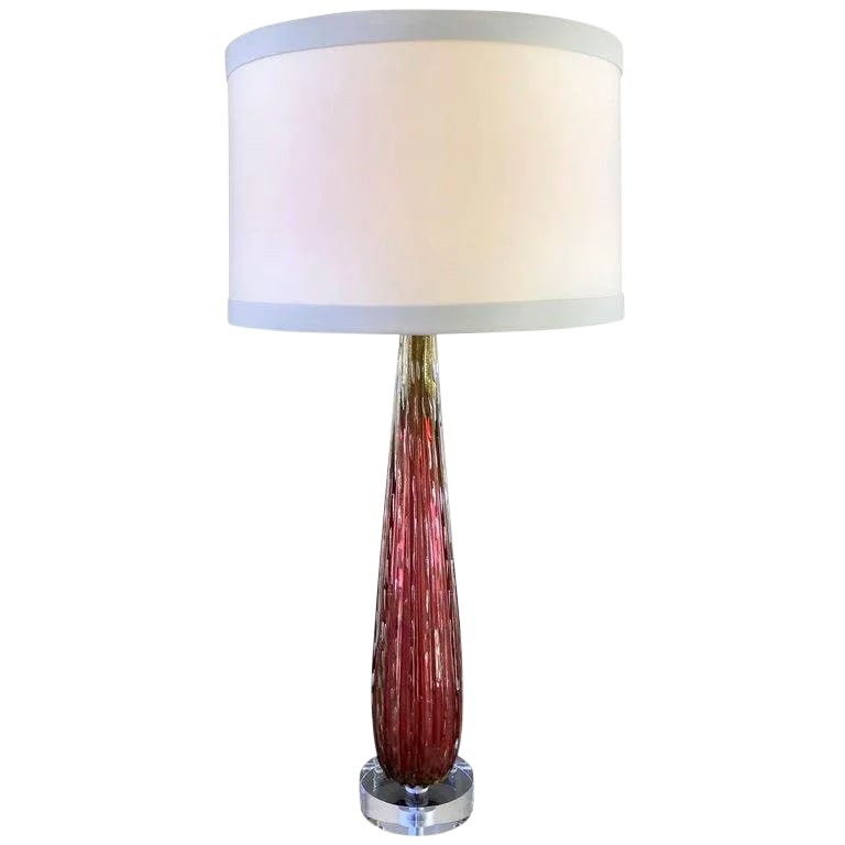 1960s Vintage Italian Murano Glass Lamp (1 of 9)