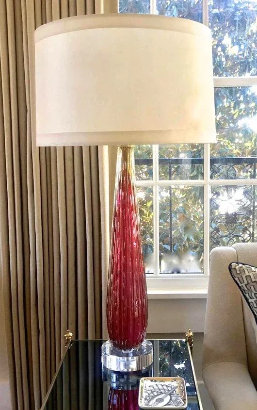 1960s Vintage Italian Murano Glass Lamp - 6
