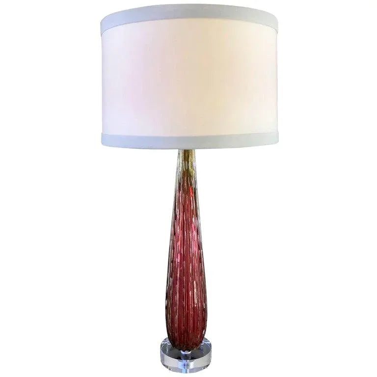 1960s Vintage Italian Murano Glass Lamp - 9