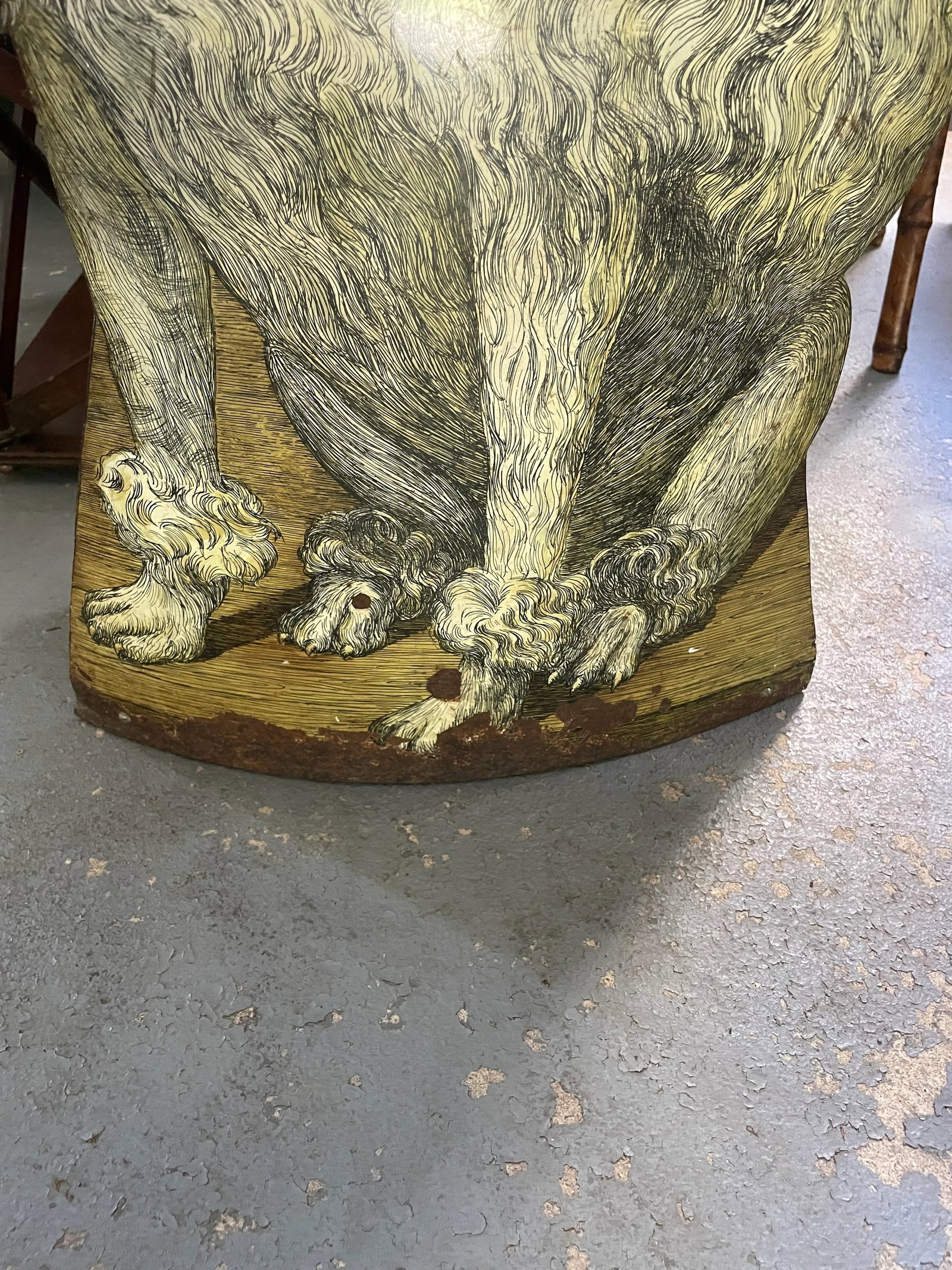 Vintage Poodle Umbrella Stand - 5