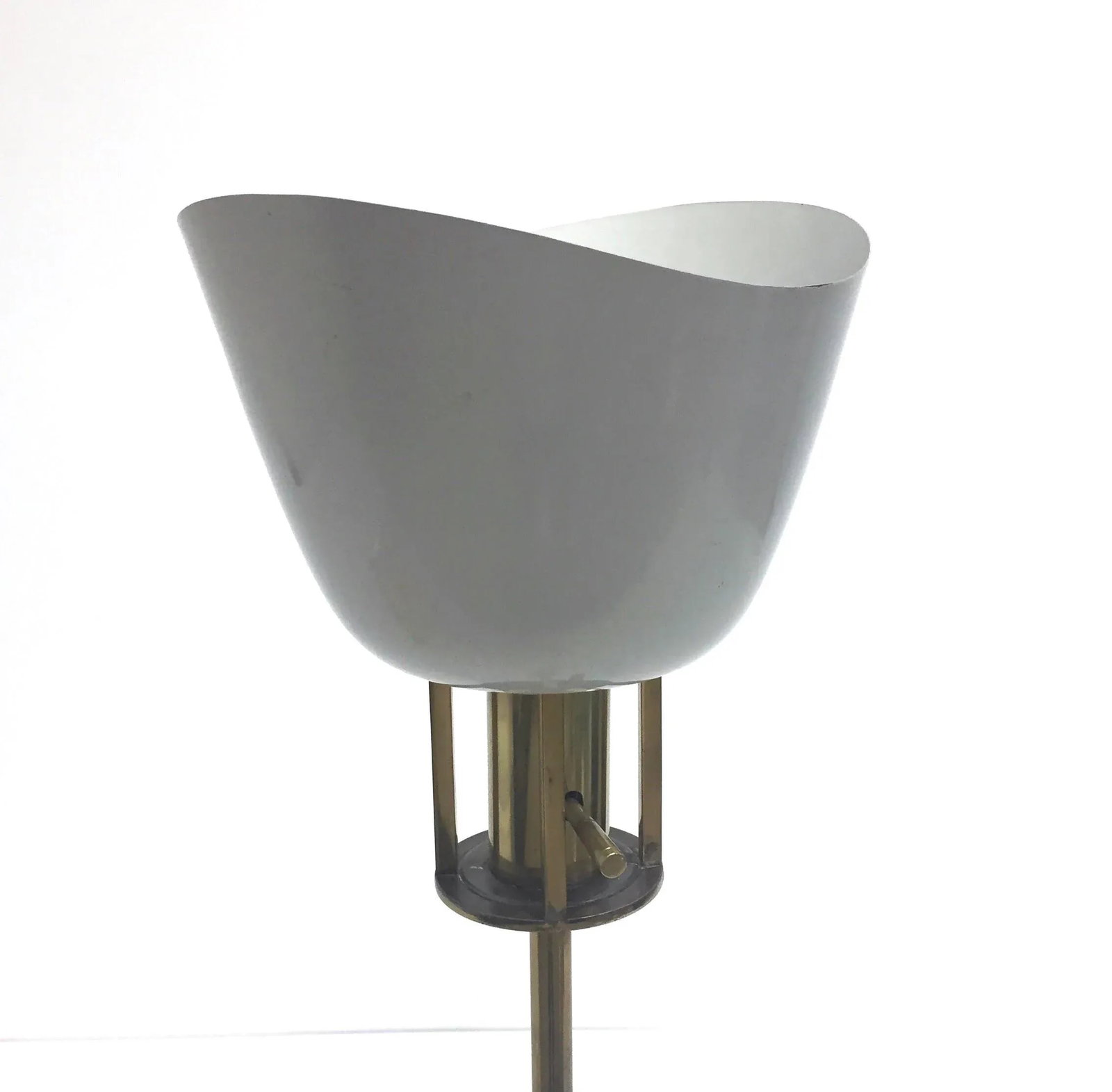 Vintage Brass and Marble Floor Lamp - 3