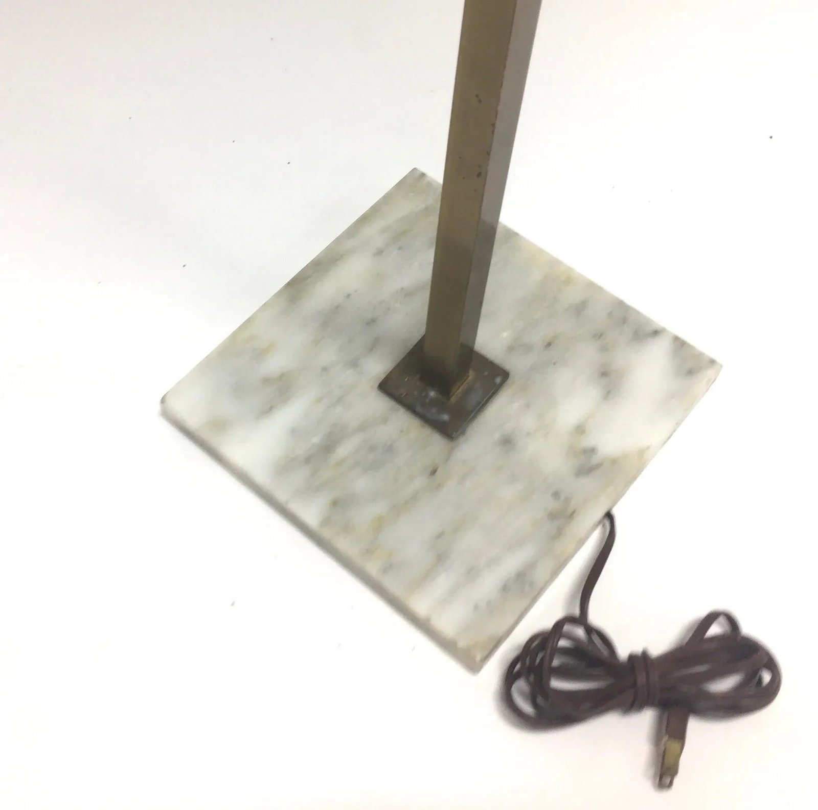 Vintage Brass and Marble Floor Lamp - 5