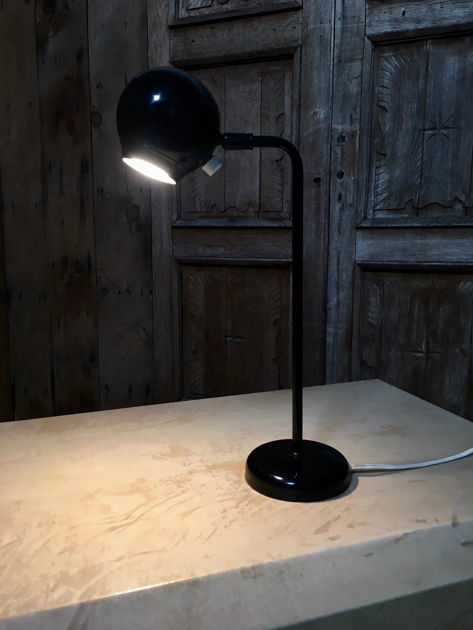 Vintage Eyeball Desk Lamp by Robert Sonneman for George Kovacs - 2