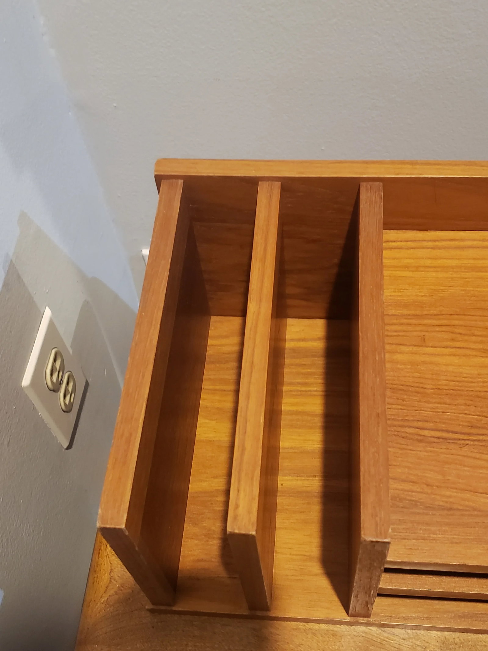 Vintage 1960's Danish Mid-Century Modern Teak Desk Organizer by Georg Petersens for Mobilfabrik - 5