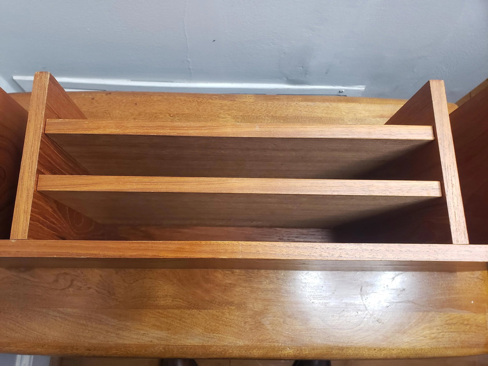 Vintage 1960's Danish Mid-Century Modern Teak Desk Organizer by Georg Petersens for Mobilfabrik - 7