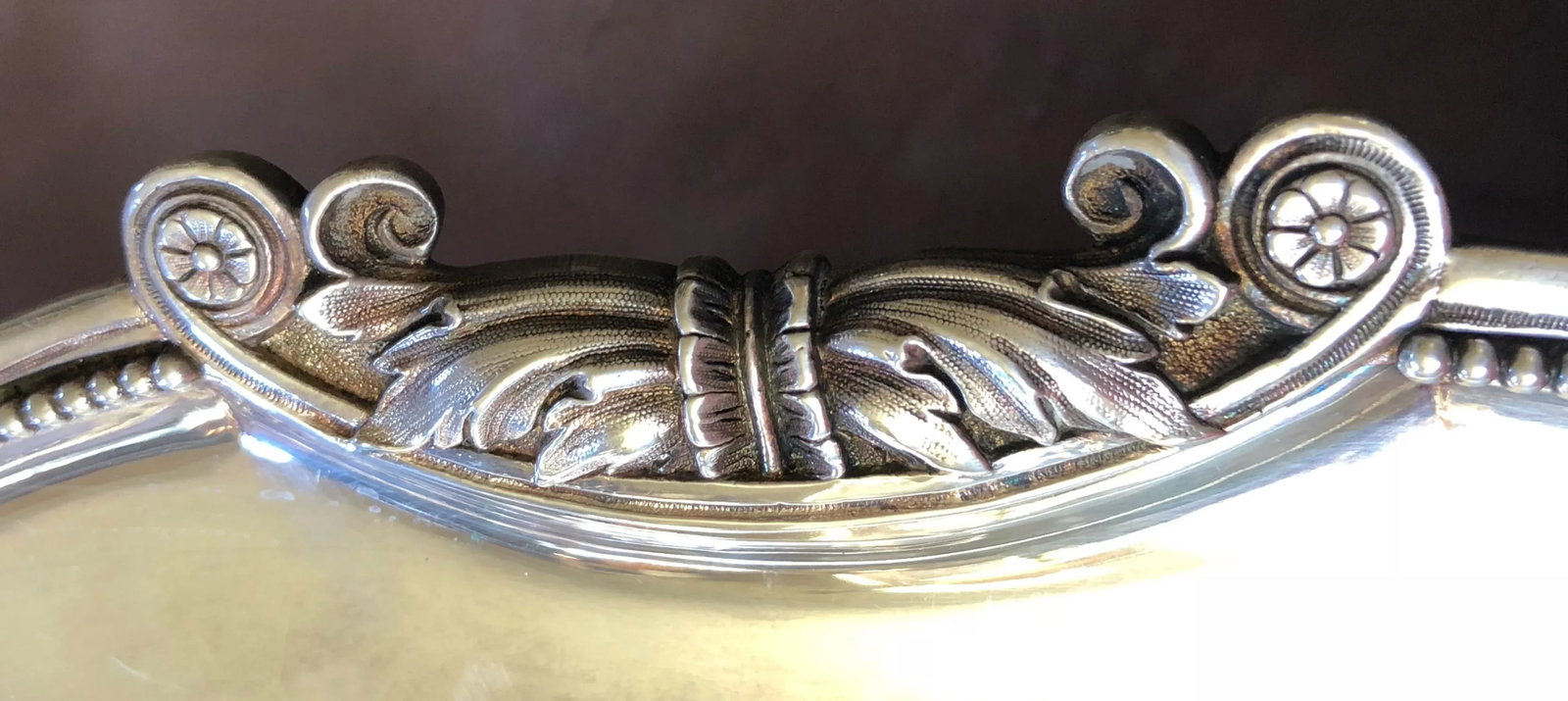 Elkington Large Silver Plate Serving Tray - 10
