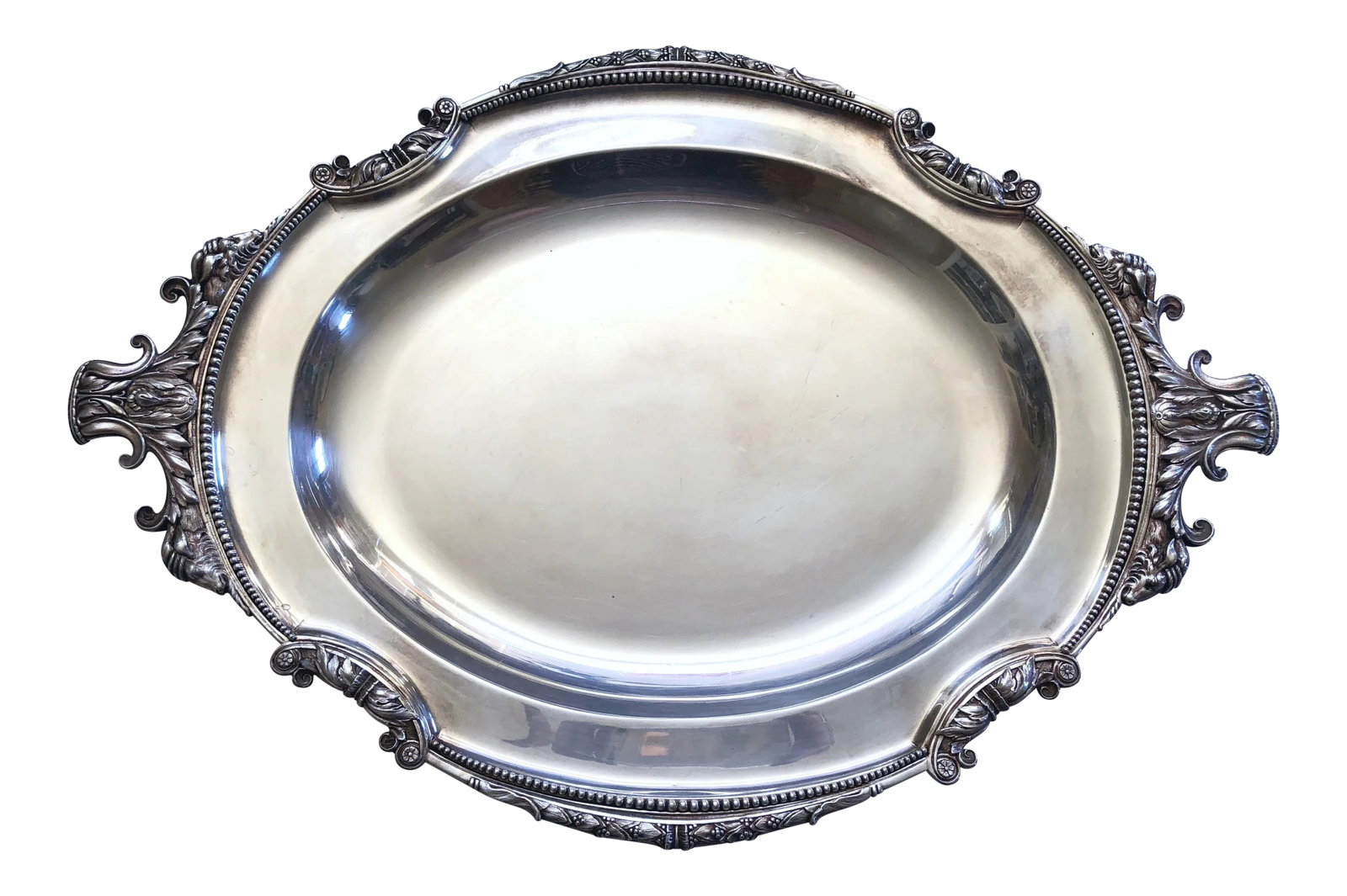 Elkington Large Silver Plate Serving Tray (1 of 10)