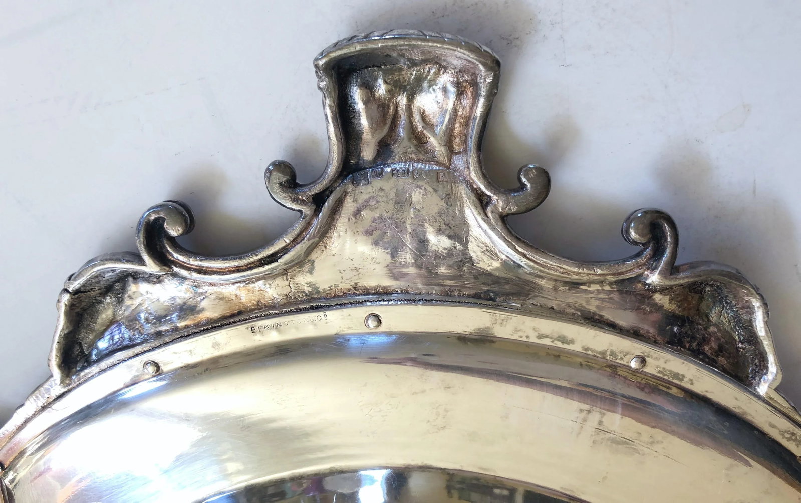Elkington Large Silver Plate Serving Tray - 4