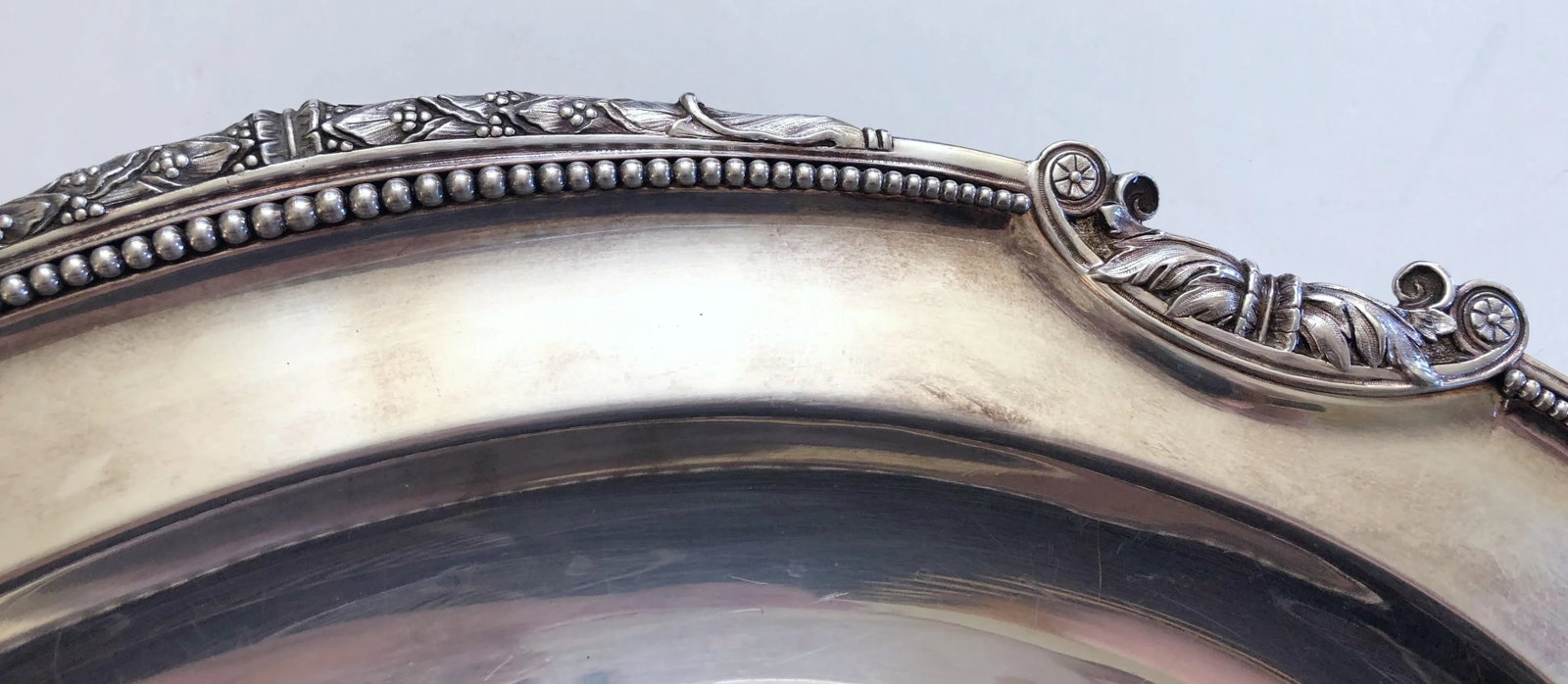 Elkington Large Silver Plate Serving Tray - 5