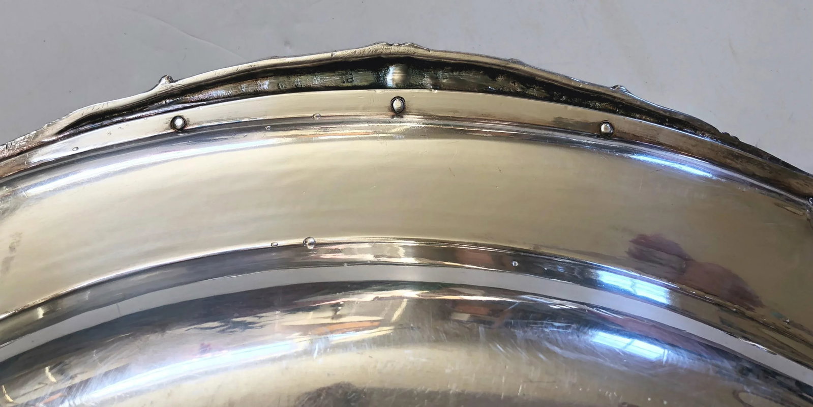 Elkington Large Silver Plate Serving Tray - 6